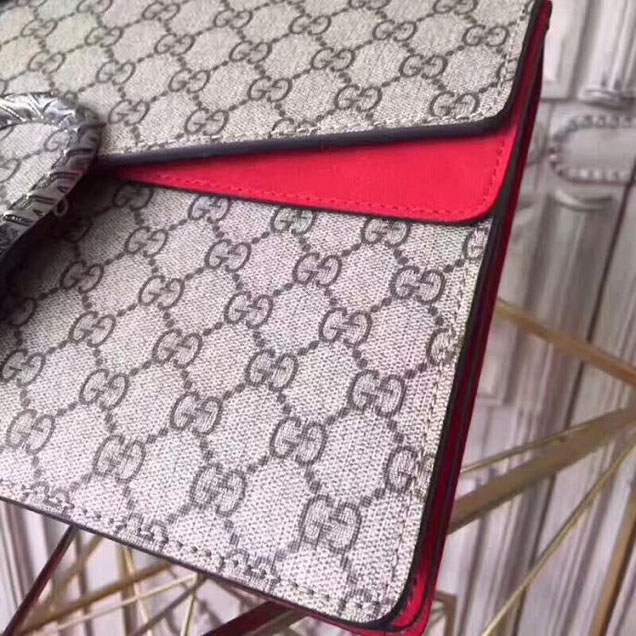 Gucci Dionysus Medium GG Shoulder Bag 403348 30cm Red
