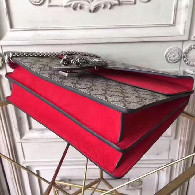 Gucci Dionysus Medium GG Shoulder Bag 403348 30cm Red