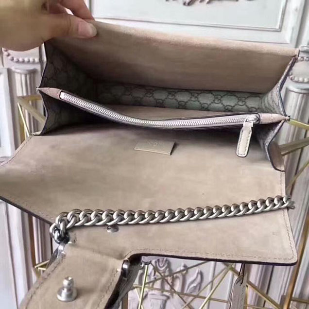 Gucci Dionysus Small GG Shoulder Bag 400249 28cm Beige