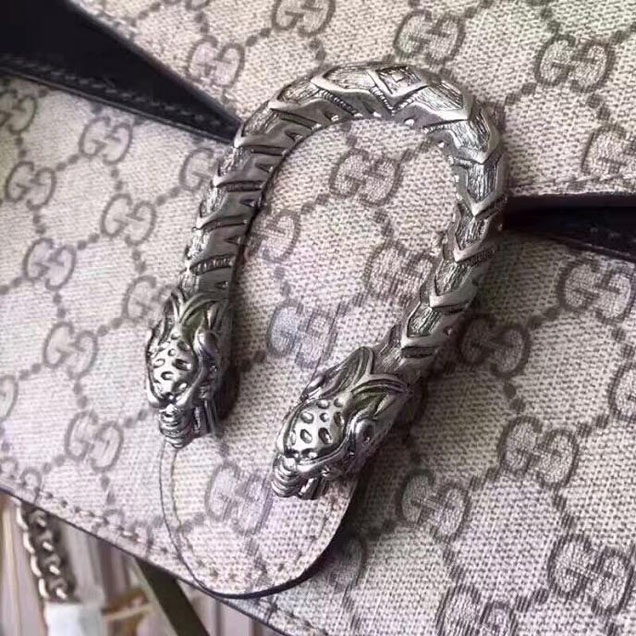 Gucci Dionysus Small GG Shoulder Bag 400249 28cm Black