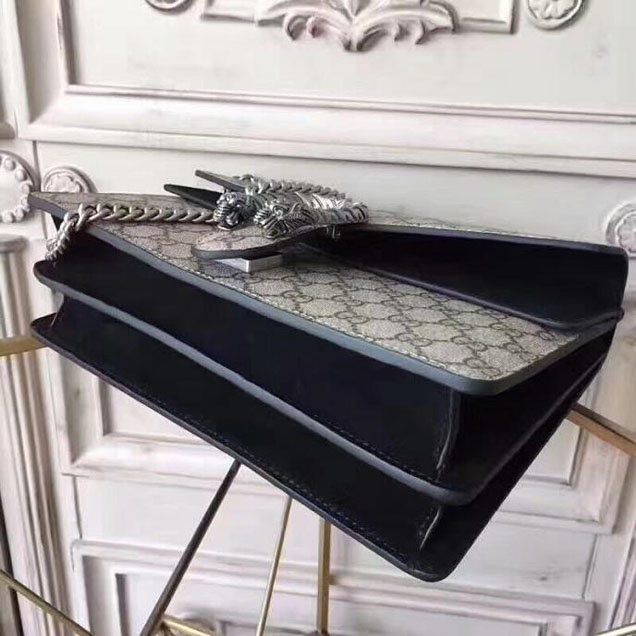 Gucci Dionysus Small GG Shoulder Bag 400249 28cm Black