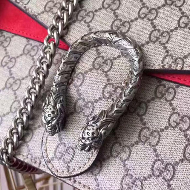 Gucci Dionysus Small GG Shoulder Bag 400249 28cm Red