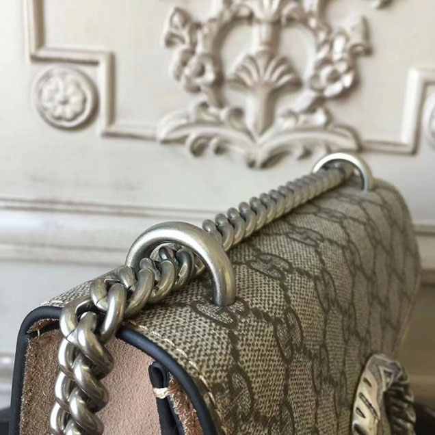 Gucci Dionysus GG Supreme Mini Bag 421970 20cm Beige