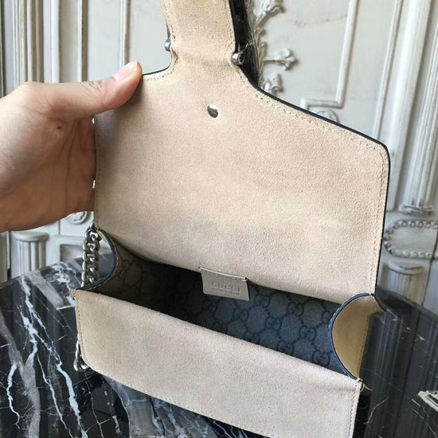 Gucci Dionysus GG Supreme Mini Bag 421970 20cm Beige