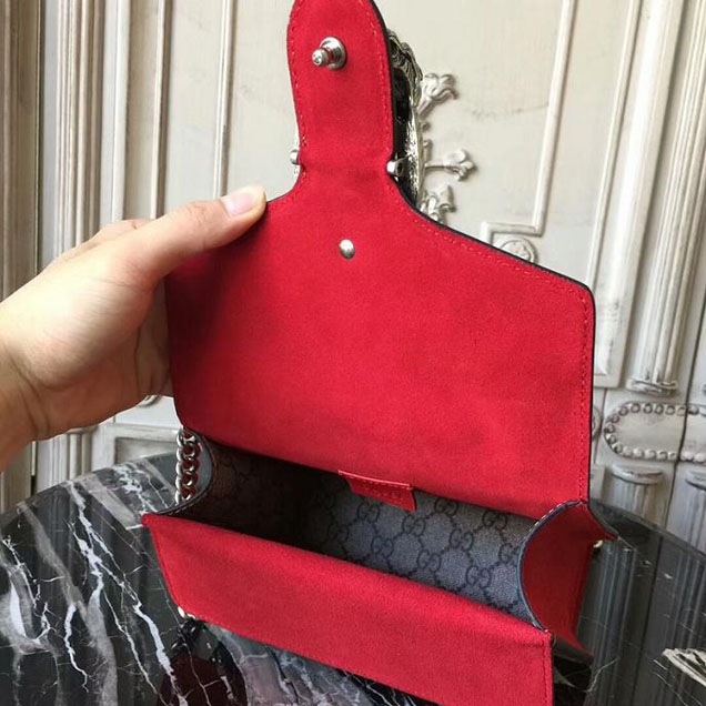 Gucci Dionysus GG Supreme Mini Bag 421970 20cm Red