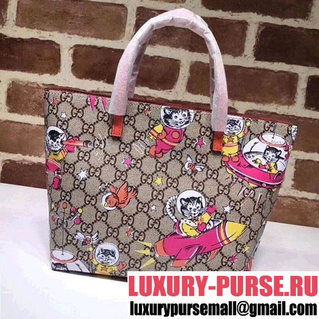 Gucci Children's GG Space Cats Tote 410812 (MF-8010521 )