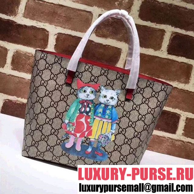 Gucci Children's GG Kitten Friends Tote 410812 (MF-8010520 )