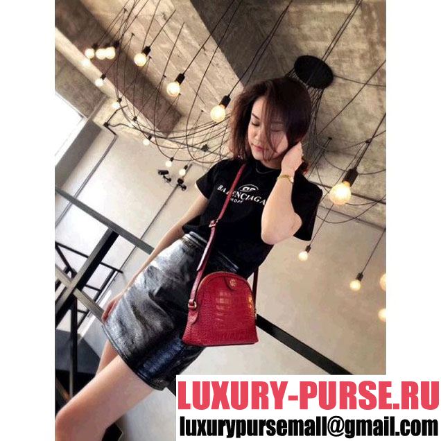 Gucci Ophidia Crocodile Pattern Small Shoulder Bag 499621 Red 2018 (SPM-8010523 )
