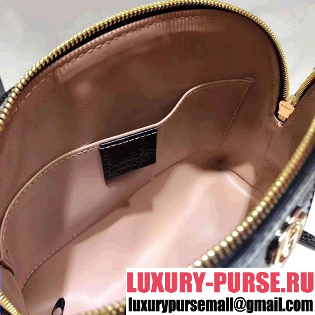 Gucci Ophidia Crocodile Pattern Small Shoulder Bag 499621 Black 2018 (SPM-8010522 )