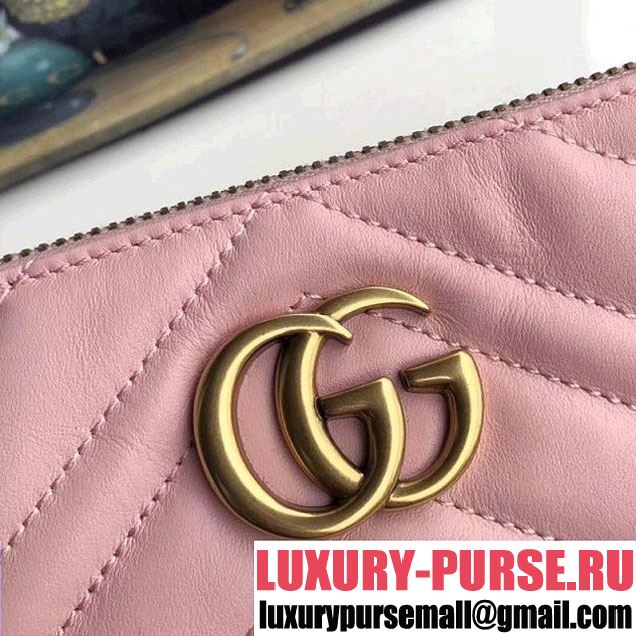 Gucci GG Marmont Mini Chain Bag 443447 Pink (XYS-8010539 )