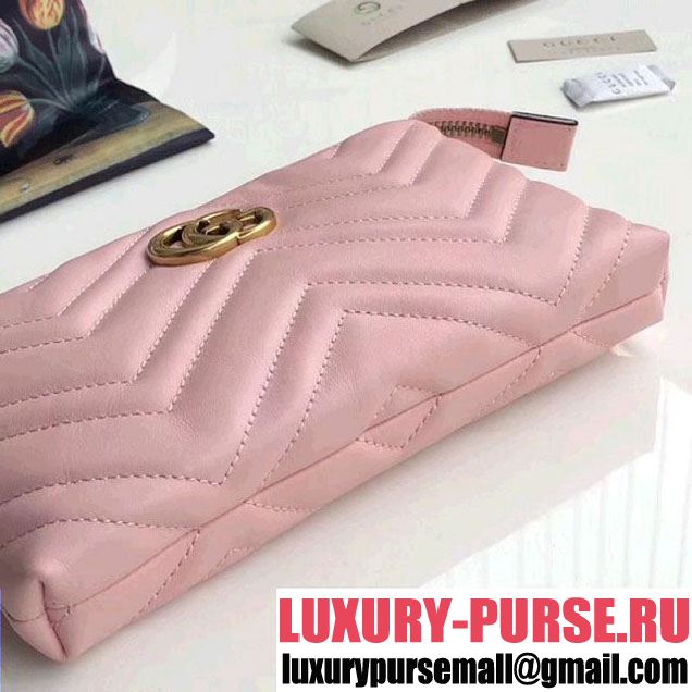 Gucci GG Marmont Mini Chain Bag 443447 Pink (XYS-8010539 )