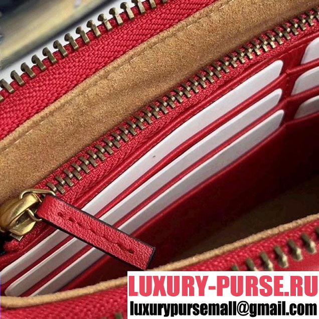 Gucci GG Marmont Mini Chain Bag 443447 Red (MH-8010536 )