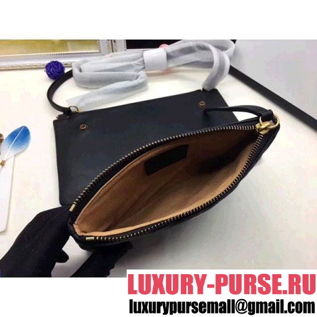 Gucci GG Marmont Double Mini Chain Bag 453878 Black (MH-8010534 )
