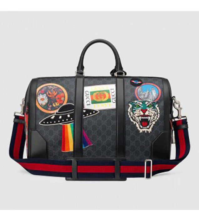 GUCCI 474131 Soft GG Supreme Carry-On Duffle Bag