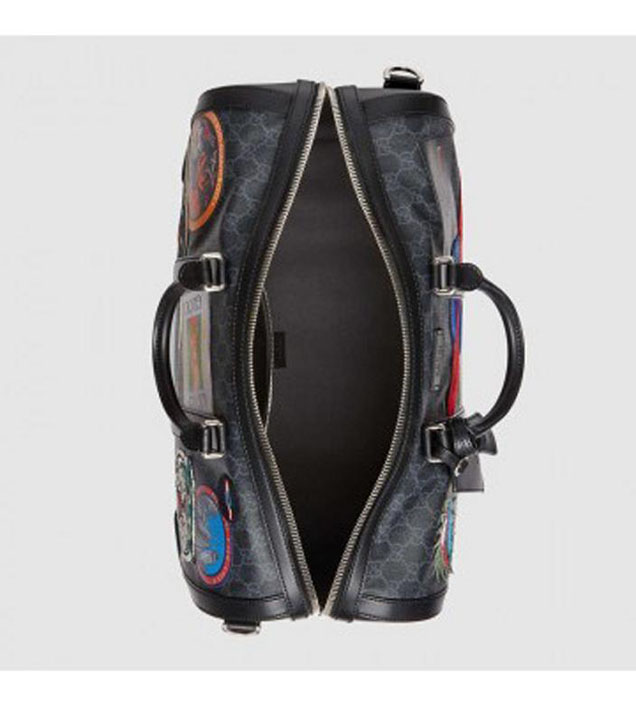 GUCCI 474131 Soft GG Supreme Carry-On Duffle Bag