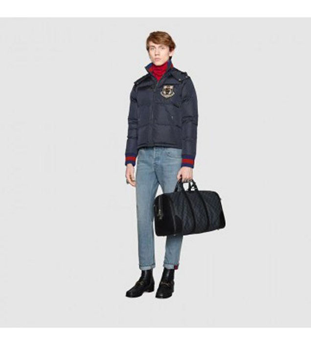 GUCCI 474131 Soft GG Supreme Carry-On Duffle Bag