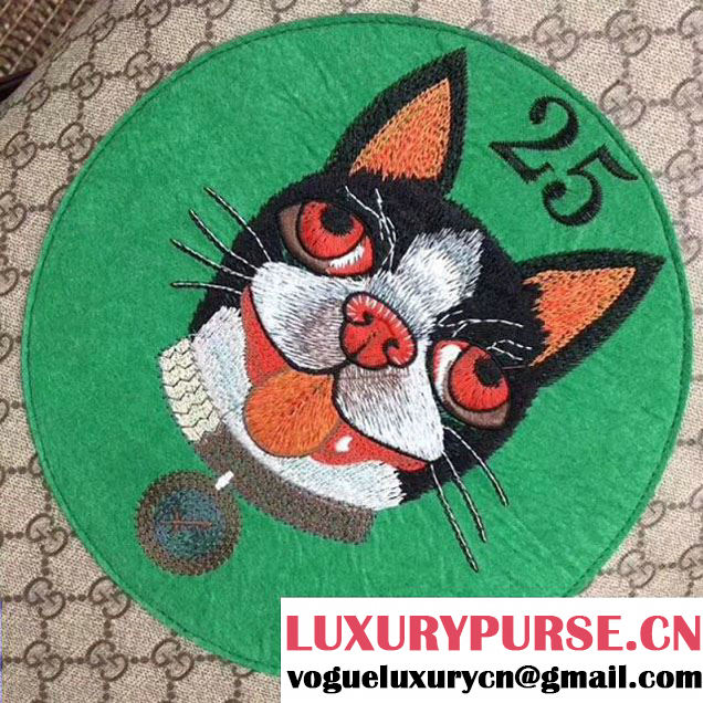 Gucci GG Supreme Bosco Backpack 505372 Green 2018 (MH-8012503 )