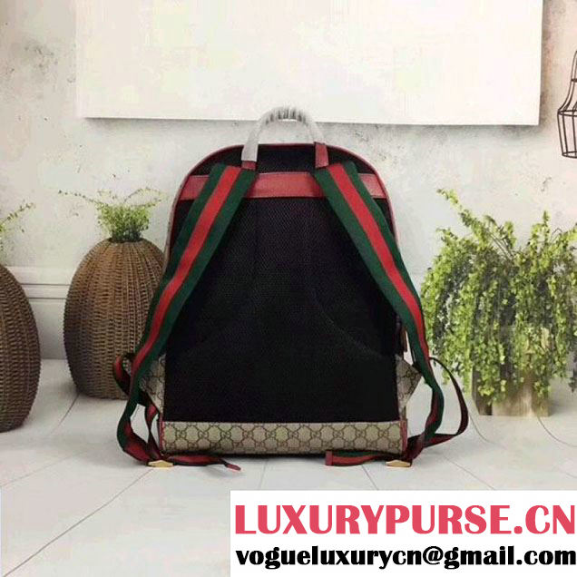 Gucci GG Supreme Bosco Backpack 505372 Pink 2018 (MH-8012502 )