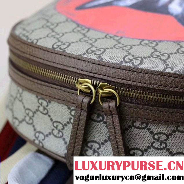 Gucci GG Supreme Cat Print  Backpack 495621 2018 (MH-8012501 )