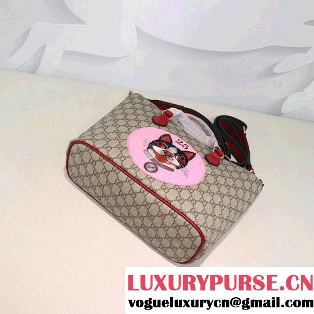 Gucci GG Supreme Bosco Tote Bag 473887 Pink 2018 (MH-8012507 )