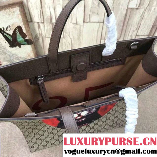 Gucci GG Supreme Cat Print Tote Bag 490950 2018 (LY-8012506 )