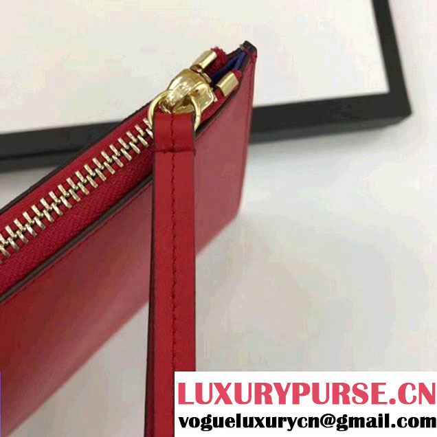 Gucci GG Supreme Pouch Bag With Bosco Patch 506280 Pink 2018 (MH-8012509 )
