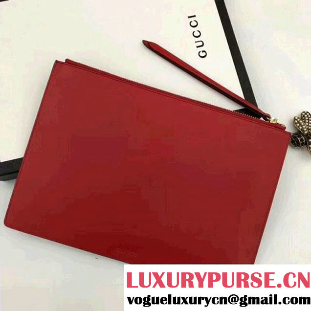 Gucci GG Supreme Pouch Bag With Bosco Patch 506280 Pink 2018 (MH-8012509 )