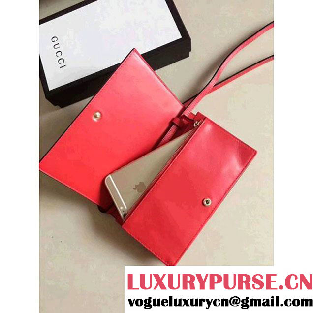 Gucci GG Supreme Cat Mini Chain Bag 499385 Red 2018 (MH-8012513 )