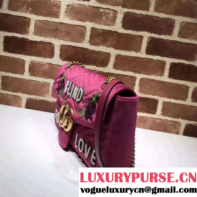 Gucci GG Marmont Embroidered Medium Bag 443496 2018 (MH-8012524 )