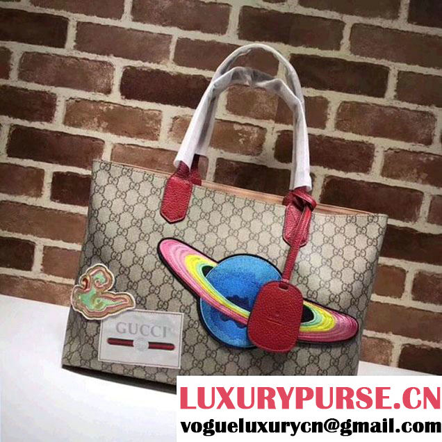 Gucci GG Supreme Planet Embroidery Tote Bag 412096 2018c (MH-8012525 )