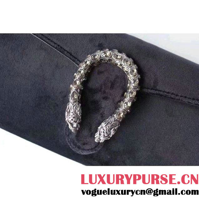 Gucci Velvet Dionysus Clutch Bag 425250 Black 2018 (XYS-8030222 )