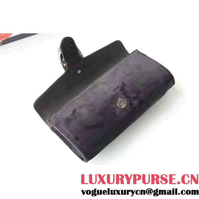 Gucci Velvet Dionysus Clutch Bag 425250 Black 2018 (XYS-8030222 )