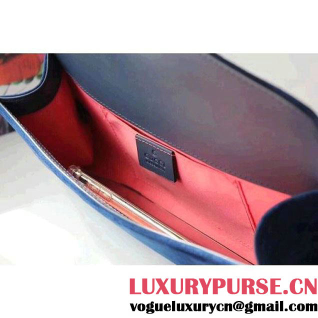 Gucci Velvet Dionysus Clutch Bag 425250 Royal Blue 2018 (XYS-8030221 )