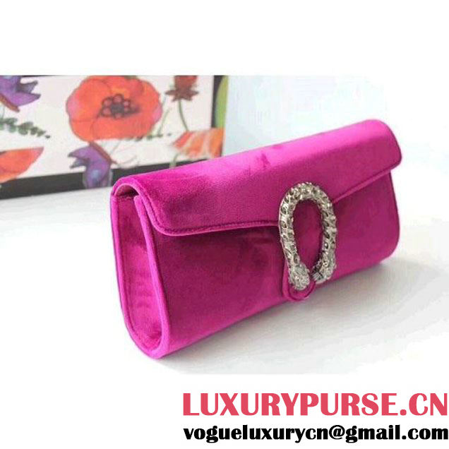 Gucci Velvet Dionysus Clutch Bag 425250 Rosy 2018 (XYS-8030220 )