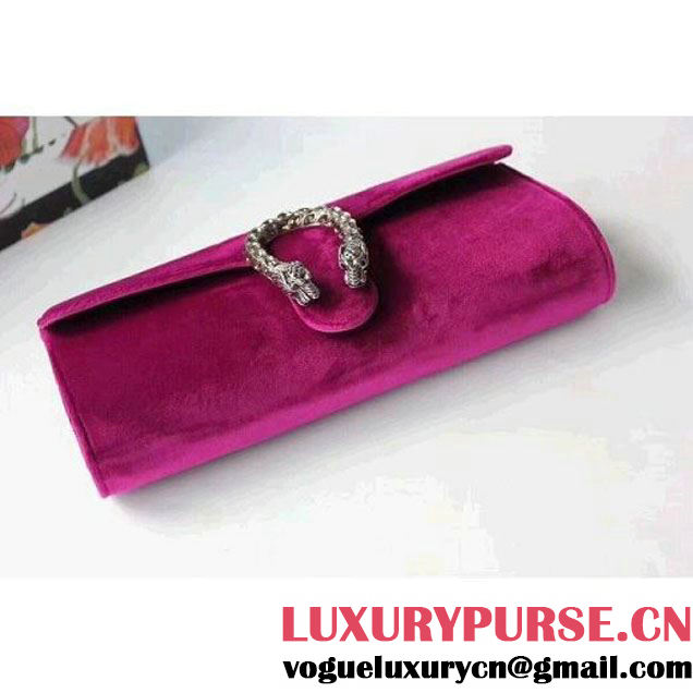 Gucci Velvet Dionysus Clutch Bag 425250 Rosy 2018 (XYS-8030220 )