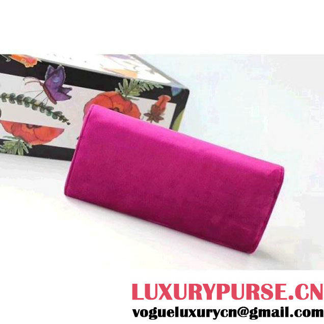 Gucci Velvet Dionysus Clutch Bag 425250 Rosy 2018 (XYS-8030220 )