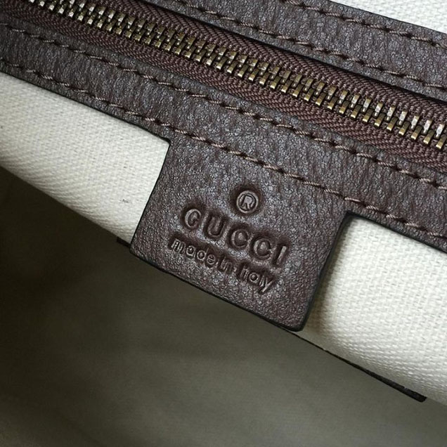 Gucci GG Supreme Bosco Boston Terrier Shopping Tote 28cm 473887 Calfskin Leather Chinese New Year 2018 Collection Green