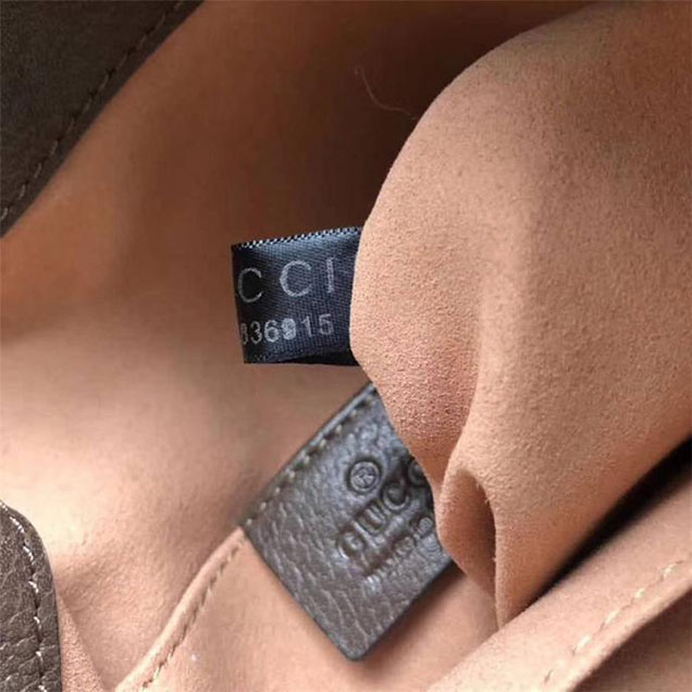Gucci GG Supreme Canvas Bucket Bag with Web 2018