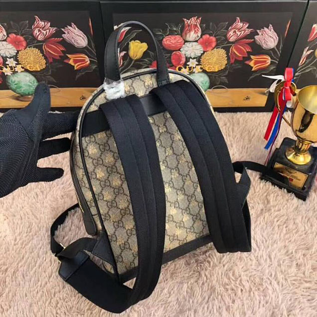 Gucci GG Supreme Bees Backpack 427042