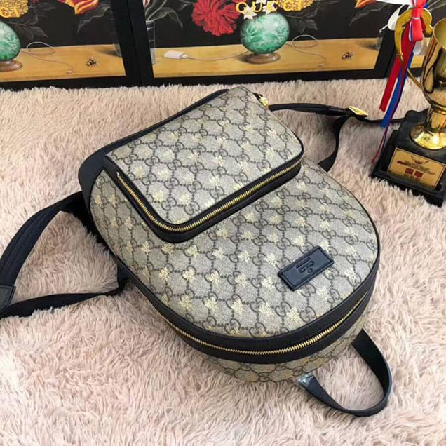 Gucci GG Supreme Bees Backpack 427042