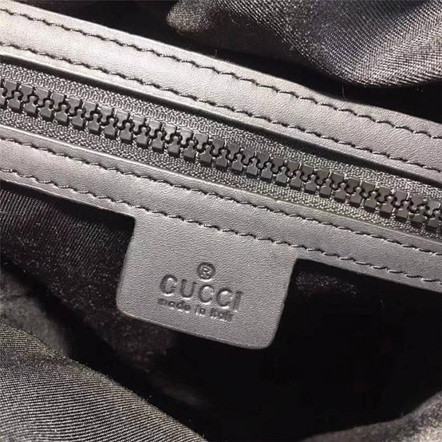 Gucci Backpack with embroidery 429037 Black