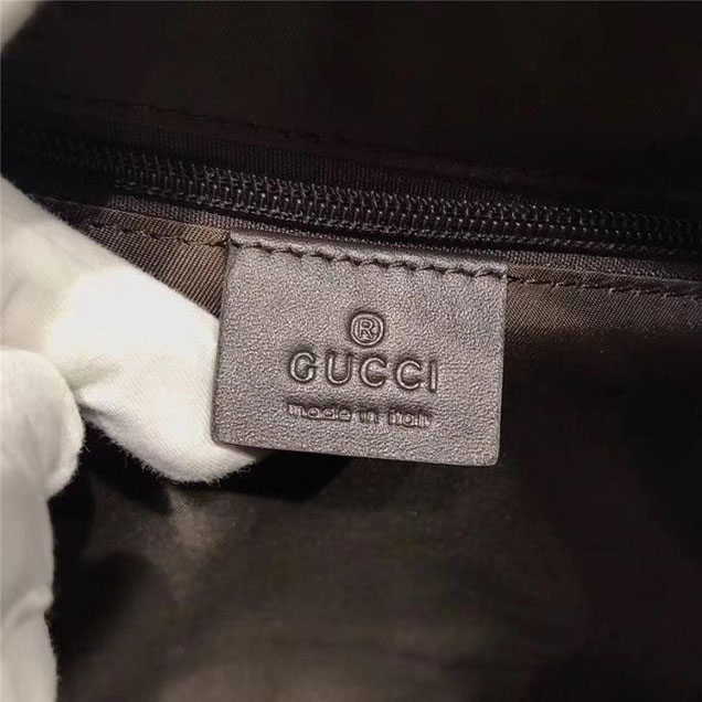 Gucci GG Supreme Canvas Backpack 322069 Coffee Leather