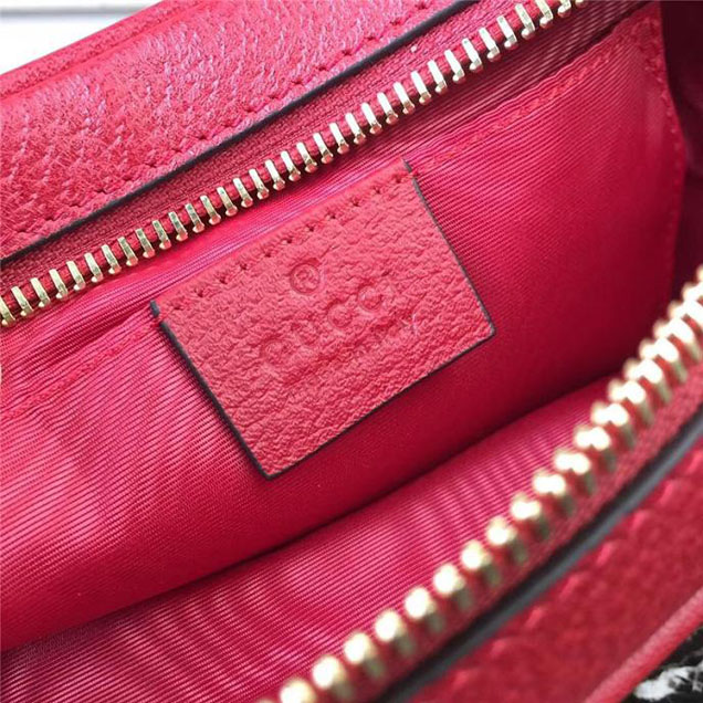 Gucci Sylvie Baiadera Linen Canvas Ophidia Mini Bag 517350 2018