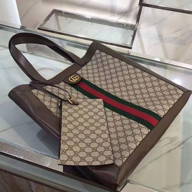Gucci Ophidia Soft GG Supreme Large Tote 519335