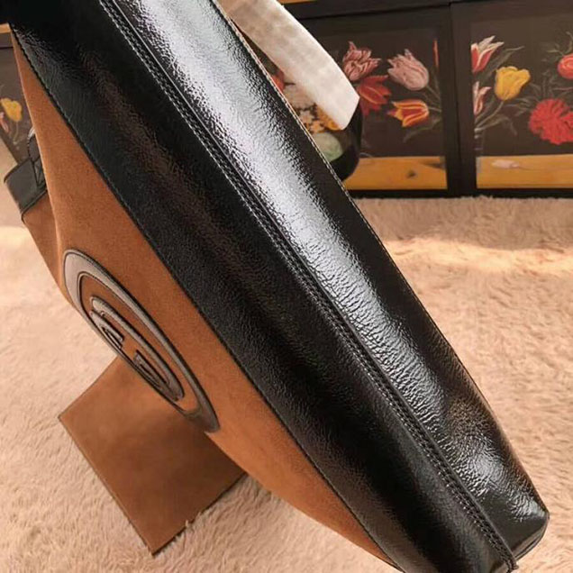 Gucci Ophidia Suede Large Tote 519335 D6ZVT Coffee