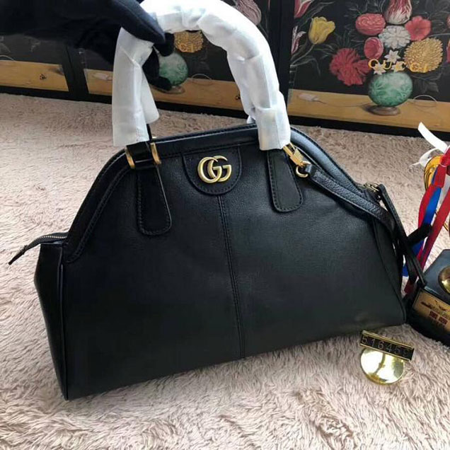 Gucci RE(BELLE) Medium Top Handle Bag 516459 Black