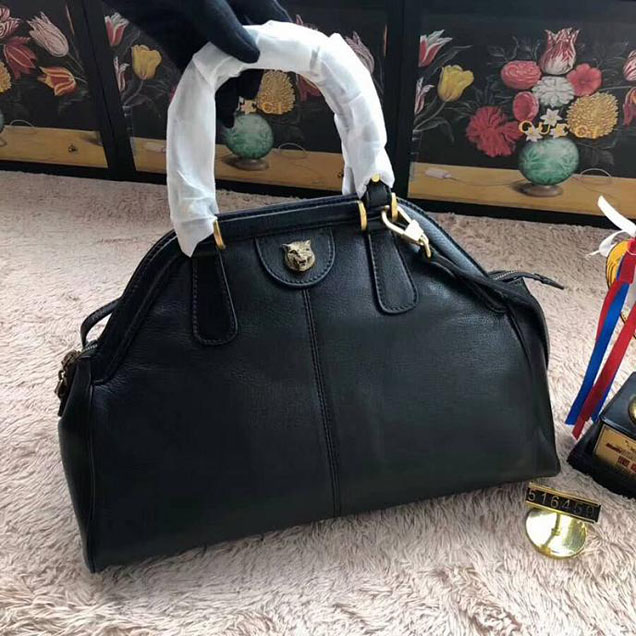 Gucci RE(BELLE) Medium Top Handle Bag 516459 Black