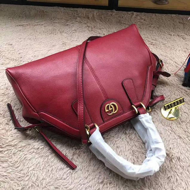Gucci RE(BELLE) Medium Top Handle Bag 516459 Red