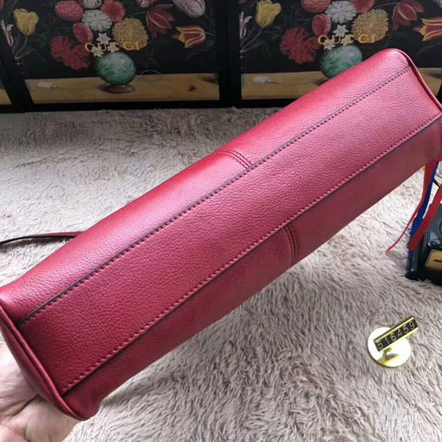 Gucci RE(BELLE) Medium Top Handle Bag 516459 Red