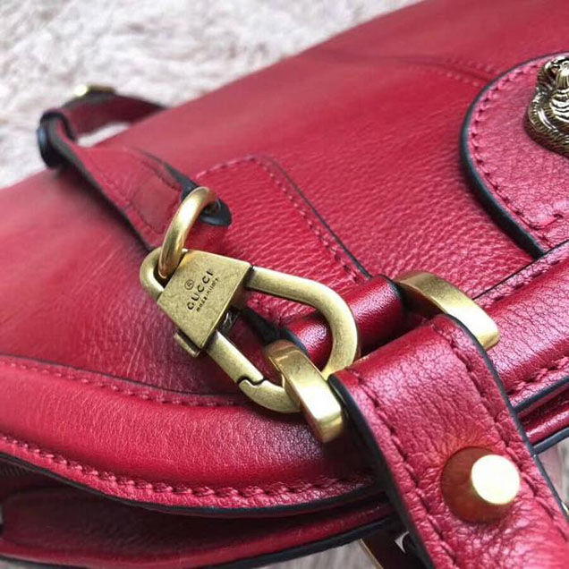 Gucci RE(BELLE) Medium Top Handle Bag 516459 Red